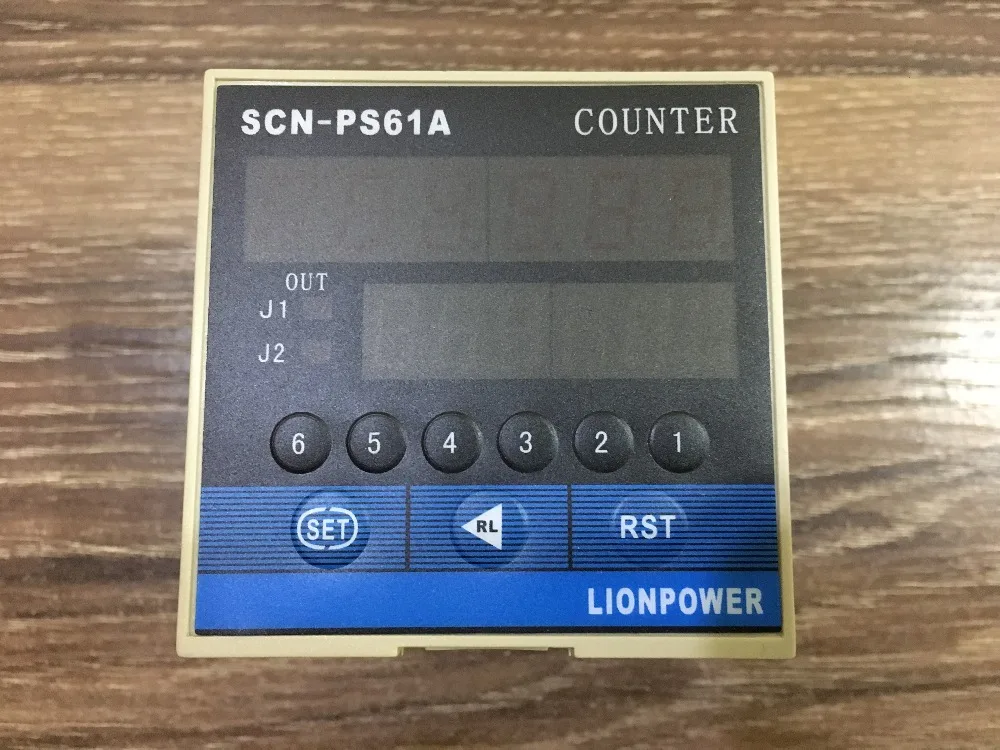 

SCN-PS61A six single-stage with override smart counters, timers