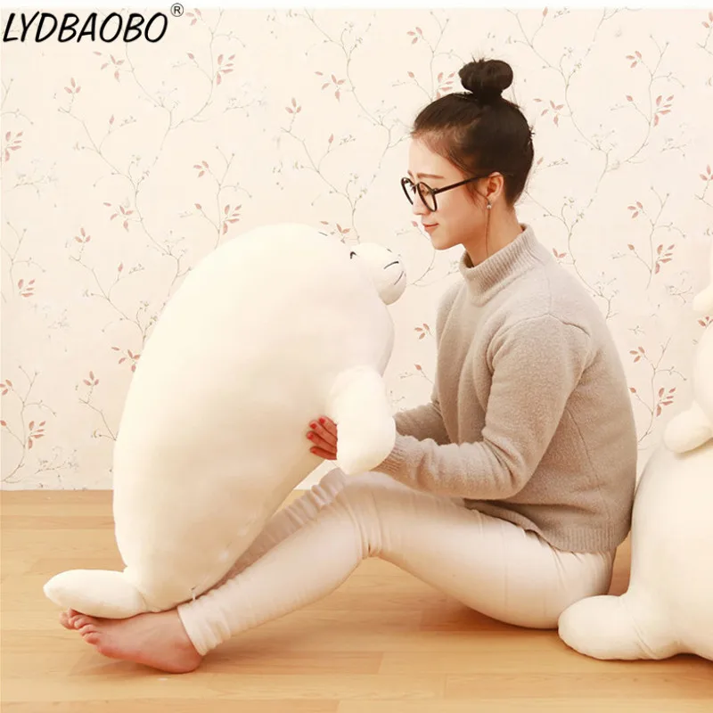 LYDBAOBO 1 шт. 60 см милые мягкие хлопковые Мы Голые Медведи Плюшевые куклы морские игрушечные печати милые подушки креативные дети ребенок подарок на день рождения