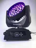 4 pieces led wash rgbwa uv 6in1 36x18 dmx lyre wash moving head lights zoom moving head 6in1 led