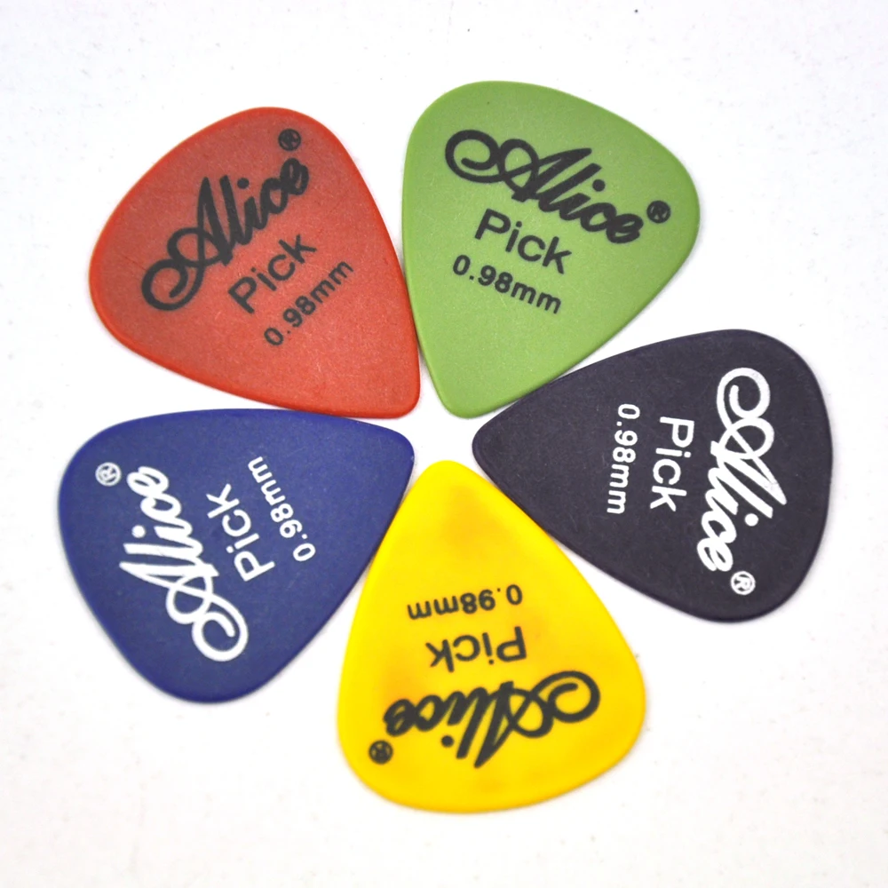 

50pcs Gauge 0.98mm Alice Delrin Guitar Picks Plectrums For Electric Guitar