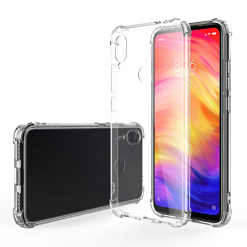 Для Xiaomi Redmi note7 pro силиконовый простой прочный защитный мягкий чехол-накладка из ТПУ для Redmi note 7pro, защитный чехол для телефона s
