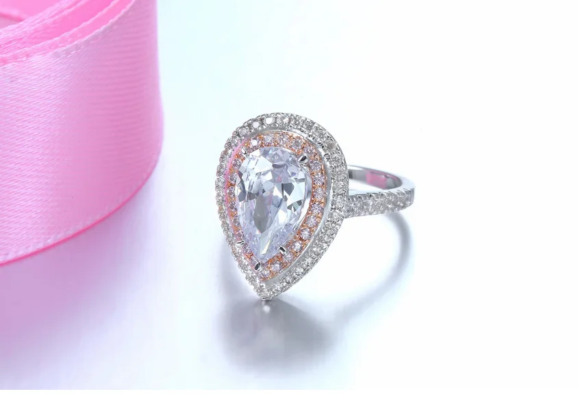 Набор Колец ручной работы из серебра 925 пробы с фианитом | Украшения и аксессуары