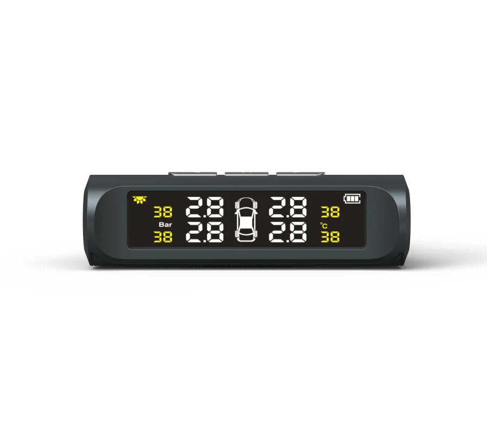Система контроля давления в шинах TPMS Солнечная энергия 1 x дисплей для