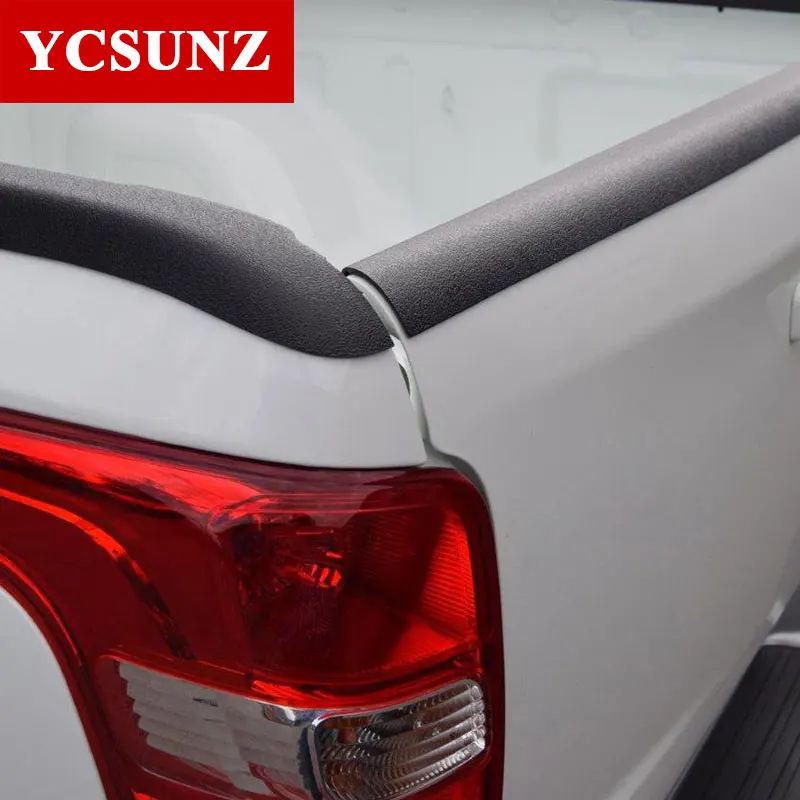 Рельсовая защита для ISUZU DMAX 2017 2019 накладки на кровать 2018 текстурированные черные