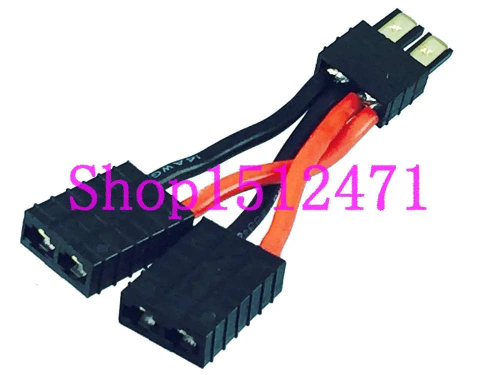 1pce Traxxas TRX параллельный адаптер 1M2F 14AWG 5 см для слэш E Revo Lipo батареи|adapter|adapter battery |