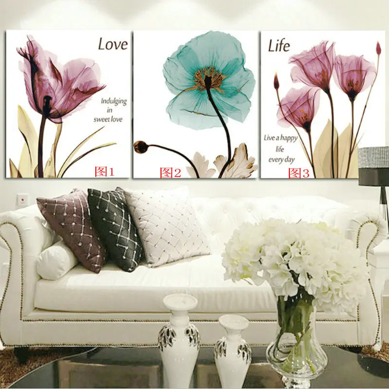 Пион цветок печати холст своими руками вышивки крестиком наборы для рукоделия