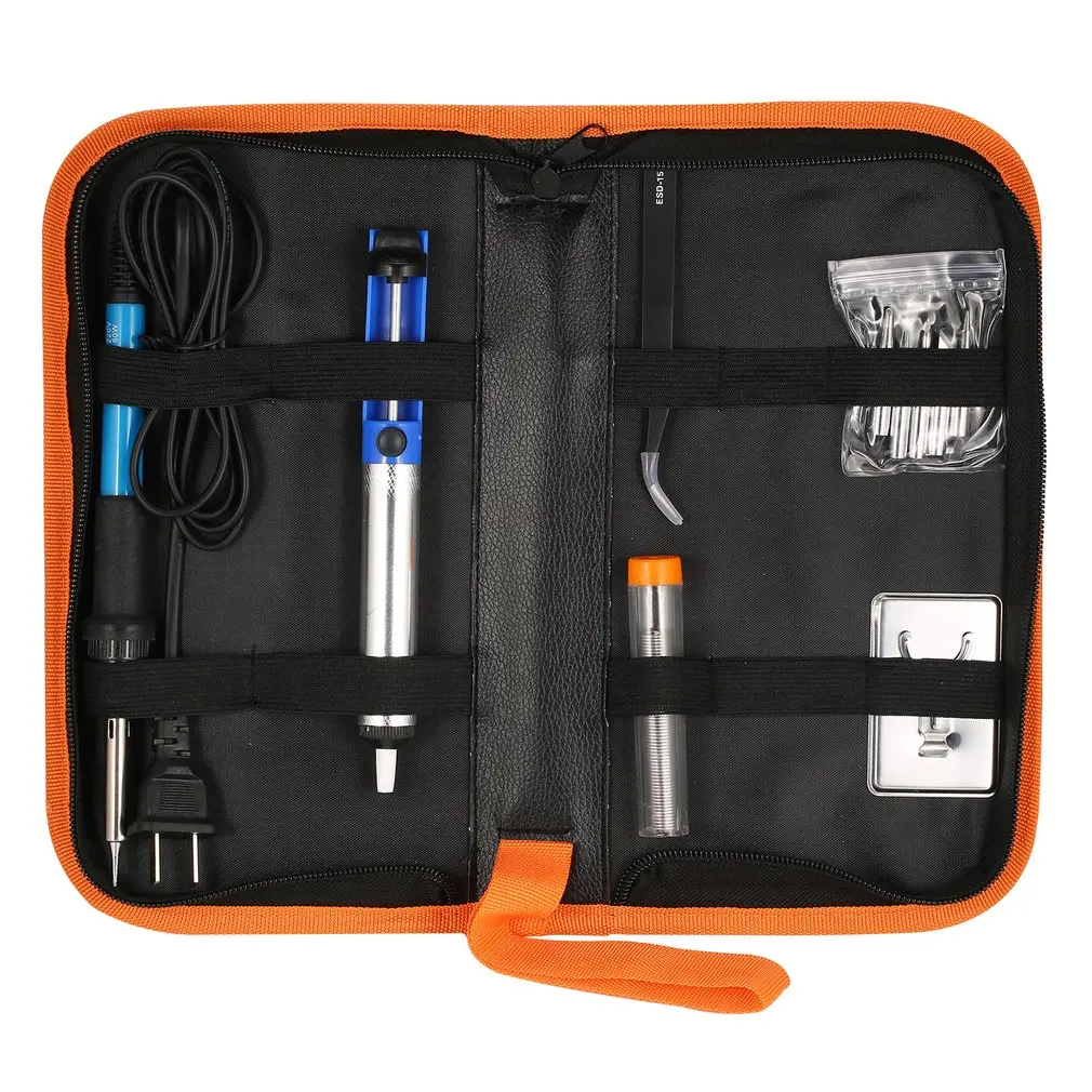 60 Вт электронный паяльник пистолет сварочный ремонтный набор инструментов с