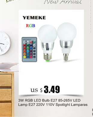 Rgb светодиодные лампы E27 E14 AC85-265V 3 Вт led rgb пятно Blubs свет волшебного праздника RGB Освещение+ ИК- дистанционное управление 16 Цвета
