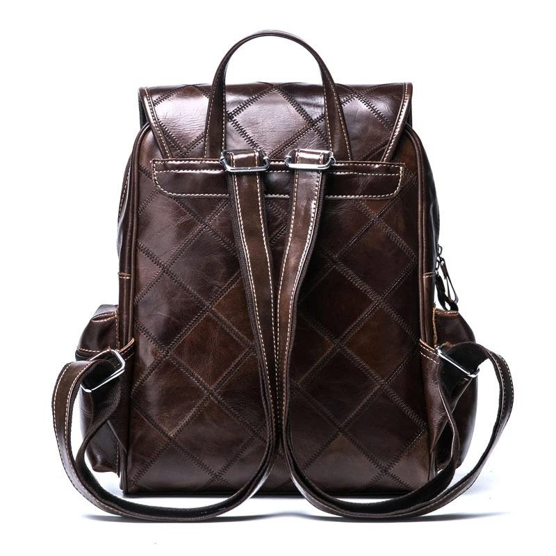 Новый Винтажный женский рюкзак из 100% натуральной кожи высокого качества