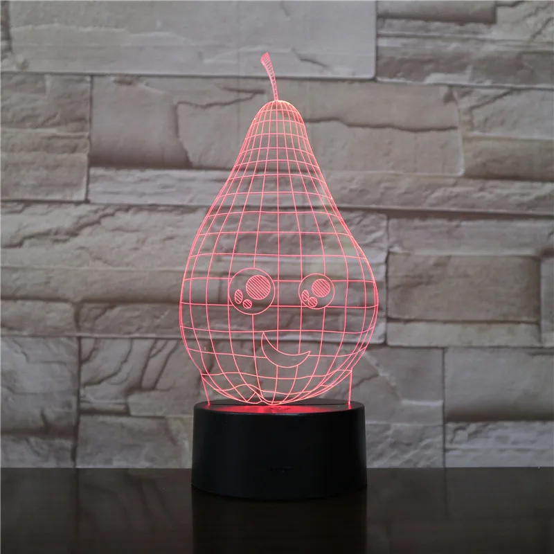 С медведем из мультфильма 3D светильник светодиодный ночной Светильник USB