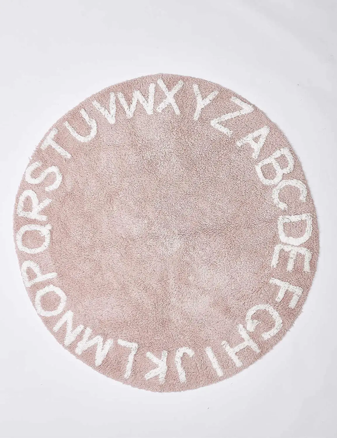 Diameter 120cm INS скандинавские 26 букв игровой коврик Мягкие игровые коврики A-Z Алфавит круглый ковер ковры ползание одеяло пол ковер игрушка украшение комнаты - Цвет: Diameter 120cm