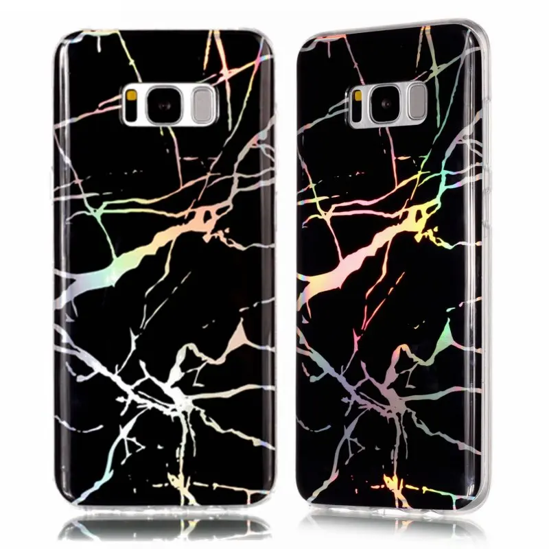 Для samsung S8 Гранит Чехлы для Coque Galaxy Plus S 8 S8Plus задняя крышка мягкая Мрамор