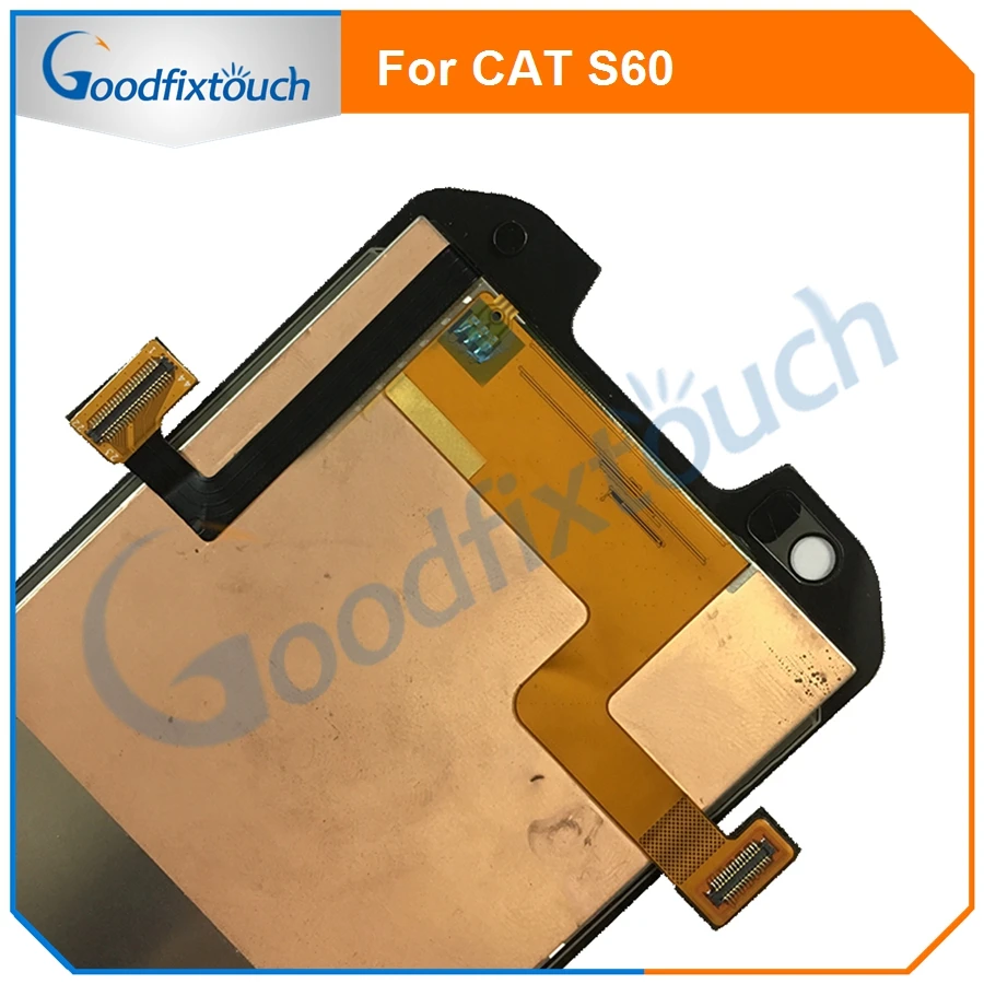4,7 '' черный для гусеницы CAT S60 Полный ЖК-дисплей+ кодирующий преобразователь сенсорного экрана в сборе протестирован