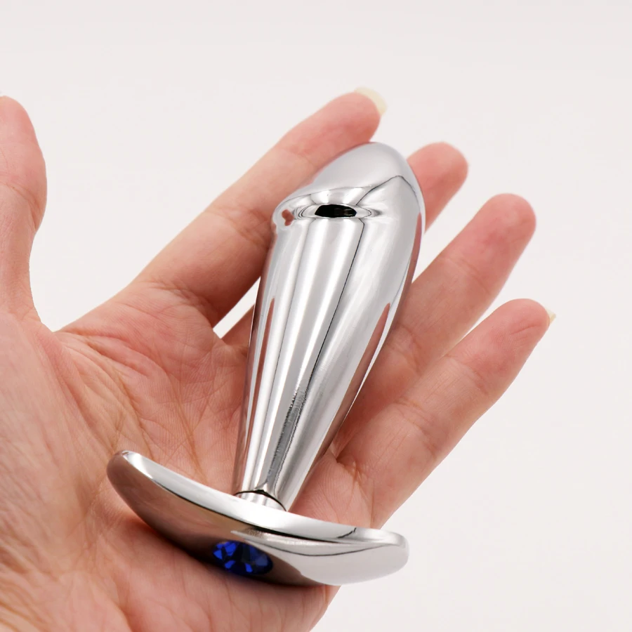 Big Stainless Steel Anal Plug Bead Prostate Massager Jewelry Dildo Metal Butt Plugs Sex Toys For Women Men Gay Erotic Toy | Красота и