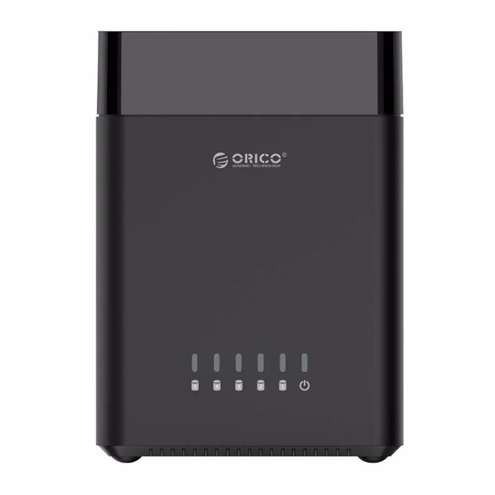 ORICO 5 Bay USB3.0 корпус для жесткого диска магнитного типа 3,5 дюймов док-станция для жесткого диска Поддержка 50 ТБ Макс 5 Гбит/с UASP 12 В адаптер