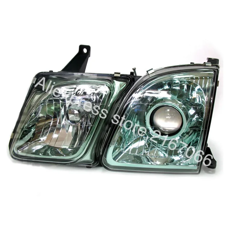 2 шт. фары для LEXUS LX470 1998 1999 2000 2001 2002 2003 2004 2005 2006 2007 левый и правый зеленый оттенок