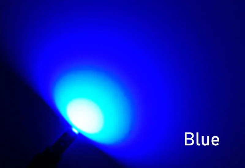 Blue 10X bombillas led t5 12 В 24 в авто свет t 5 лампу led dc ampoule ledlamp 3030 smd измерительная приборная панель инструмент свет Joneaz - Испускаемый цвет: Blue