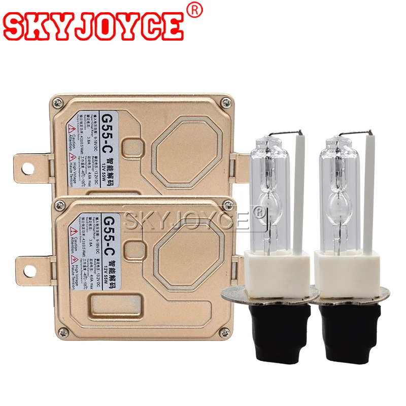 SKYJOYCE 55W HID xenon kit 12V CANBUS переменный ток балластный резистор H3C керамика ксеноновые лампы ксеноновые фары для автомобиля комплект для переоборудования 3000K 6000K