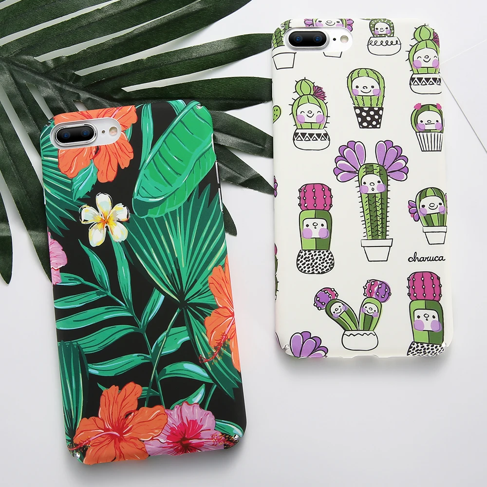 KISSCASE Pineapple Cactus Case For iPhone 7 8 Plus X 6 6S Cute Sunmmer Soft TPU Cases 5 S SE Phone Funda Back Cover |