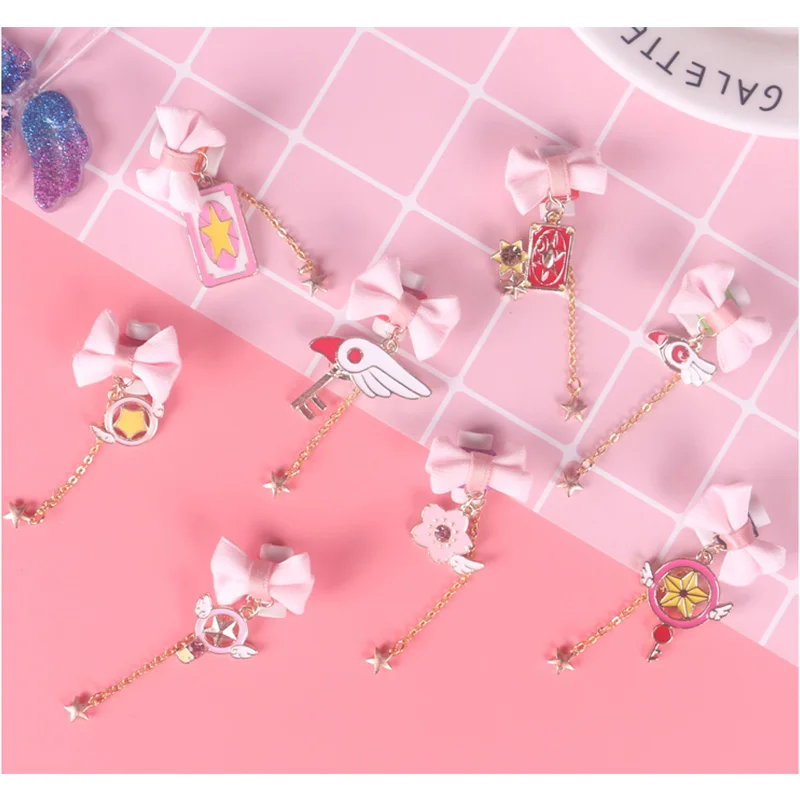 Карта Captor SAKURA Sailor Moon Косплей KINOMOTO SAKURA USB зарядное устройство кабель намотки наушников Защитный чехол сохранение линии передачи данных