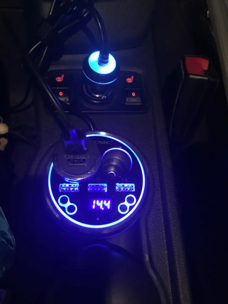 Accnic C1 3 USB автомобильный fm-передатчик прикуриватель MP3-плеер адаптер громкой связи с беспроводным управлением Bluetooth радио приемник
