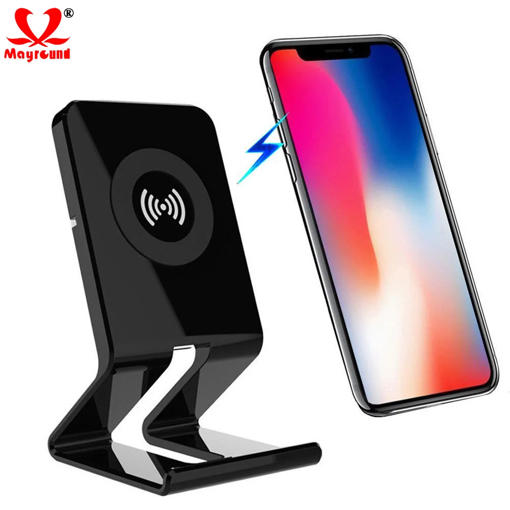 Mayround 5 Вт Qi зарядное устройство Беспроводной для iPhone XS Max/XR/X 8 7 Samsung Note S9 S8 плюс