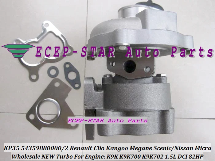 Бесплатная доставка KP35 54359880000 54359880002 54359710000 турбо для NISSAN Micra Renault Clio Kangoo Megane Scenic K9K