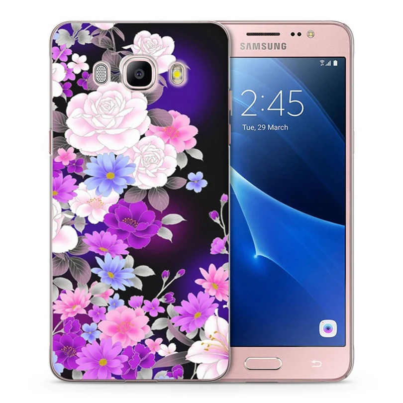 Case For Samsung Galaxy A3 A5 2015 2017 prime J1 J2 J3 J5 J7 TPU Colorful Soft Flora Flower Face Painted Design Fundas C078 |