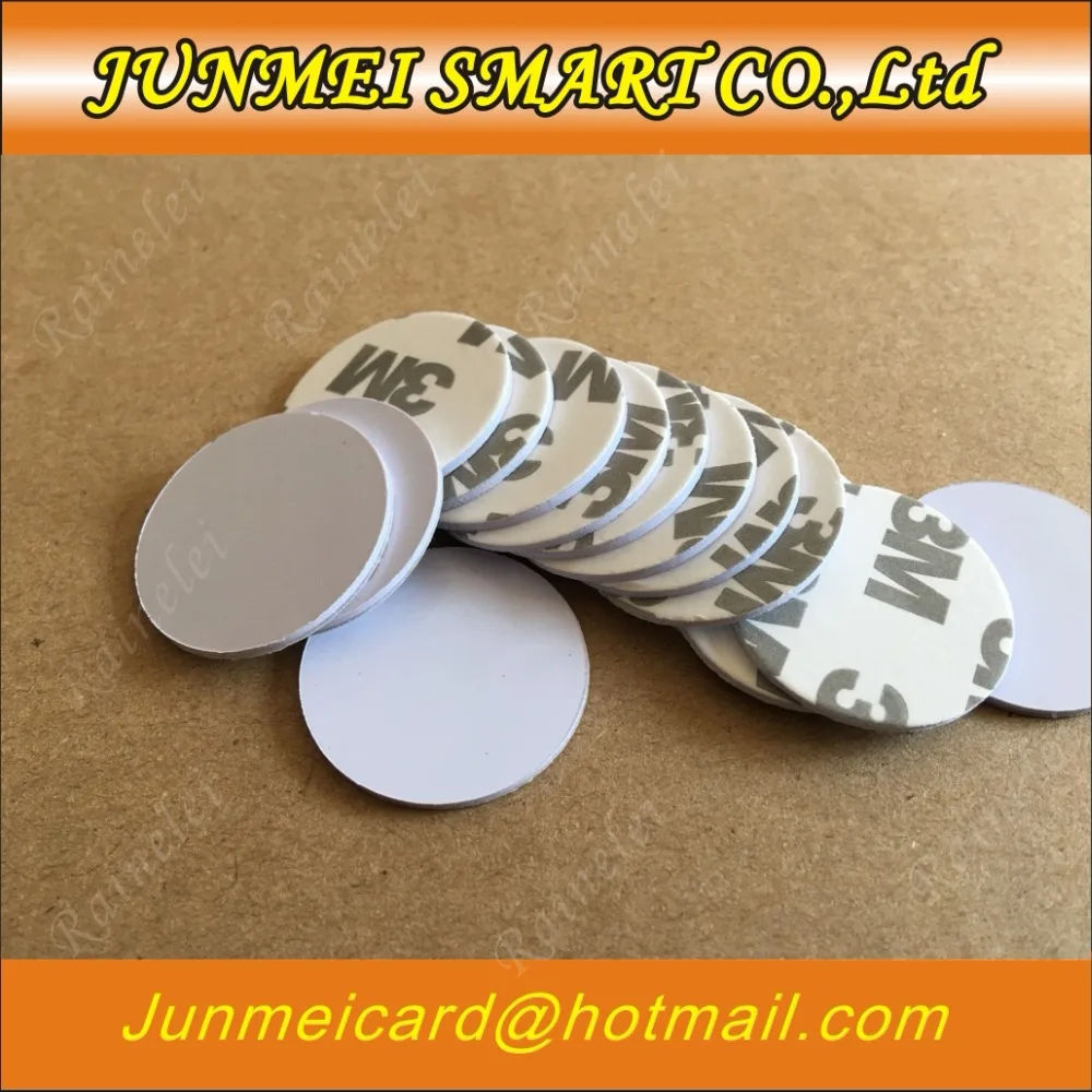 50pcs13.56Mhz UID RFID Клейкая Наклейка круглая монета карта сменная перезаписываемая