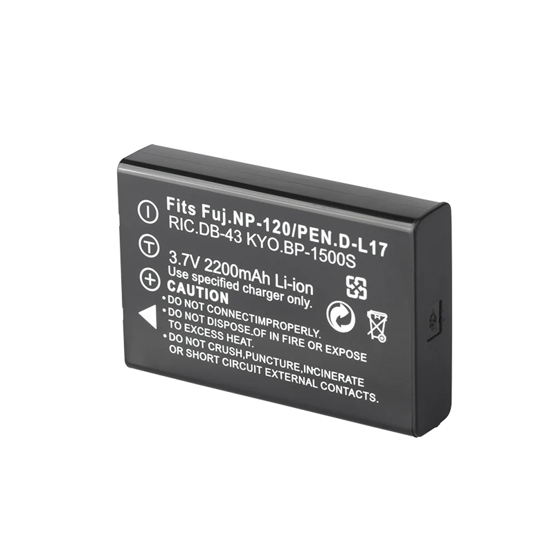 Dinto 2200 мА/ч NP-120 NP 120 NP120 FNP-120 FNP120 Камера Аккумулятор для FUJIFILM Finepix F10 F11
