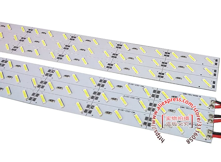 10 шт./лот светодиодный s 0,5 м светодиодный бар светильник smd 5050 5630 7020 8520 4014 12V светодиодный жесткой полосы белый теплый холодный RGB под кухонный шкаф