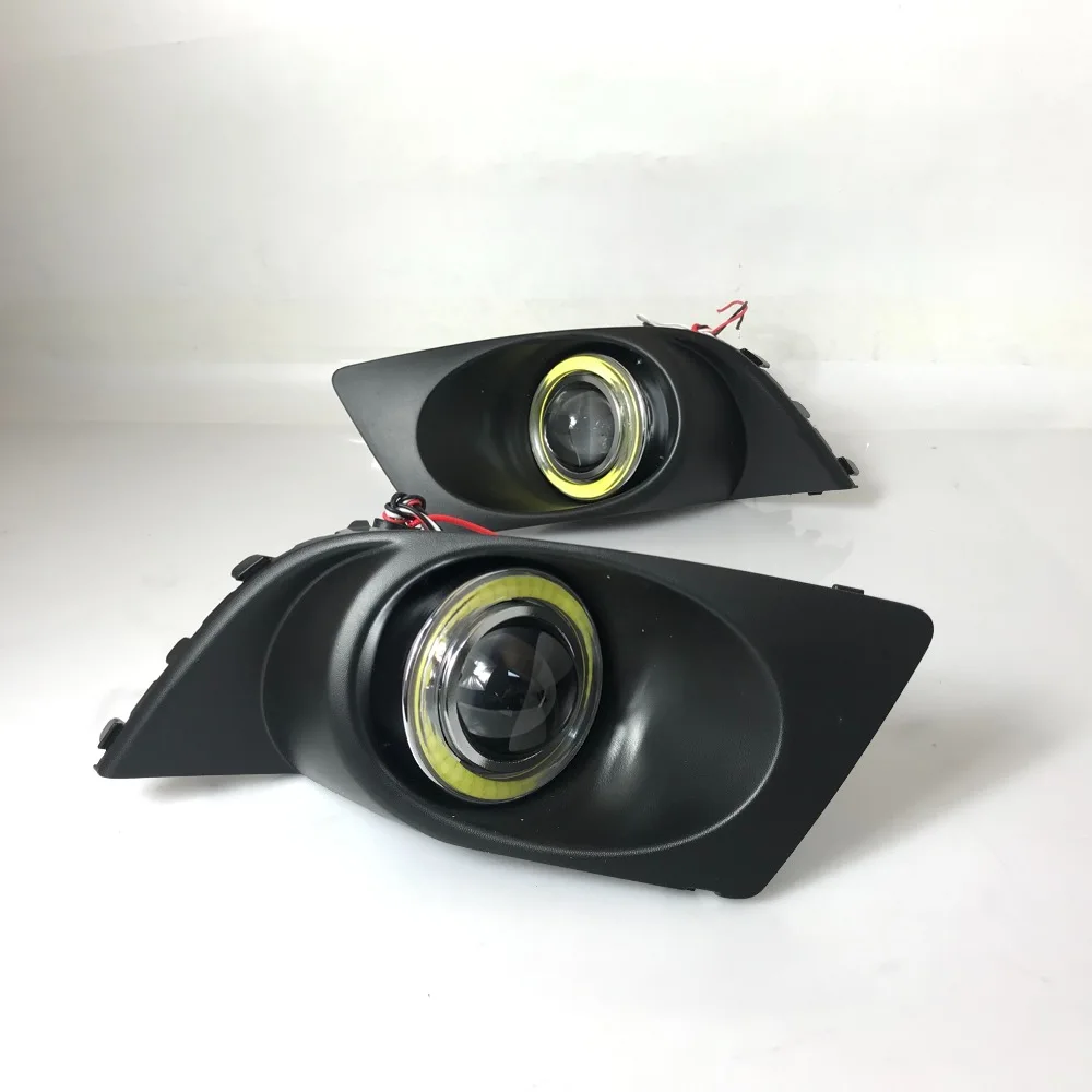 RQXR противотуманная фара вождение свет в сборе для Subaru Legacy 2006-08 cob angel eye светодиодные дневные ходовые огни сигнал поворота