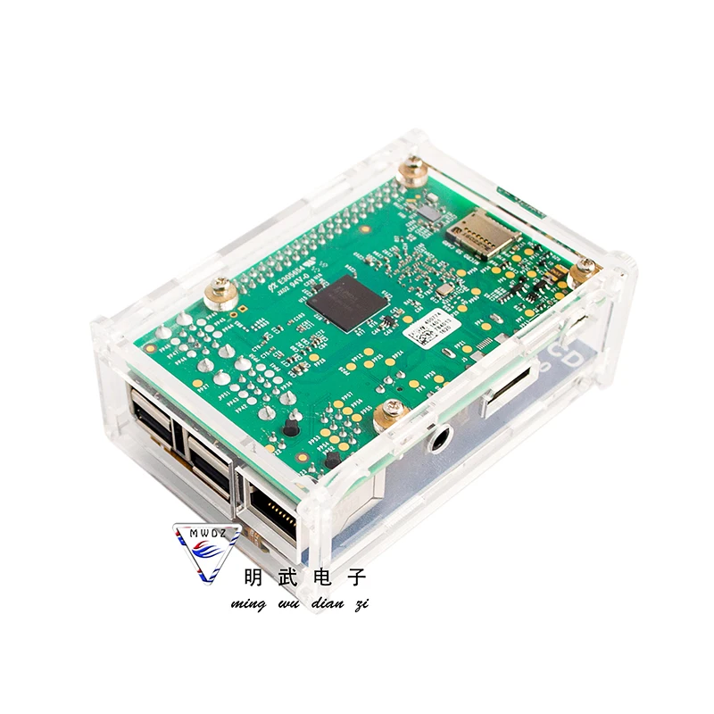 Acrylic Case Compatible for Raspberry Pi 2 Pi3 Model B Original 3.5" LCD TFT Touch Screen Display | Электронные компоненты