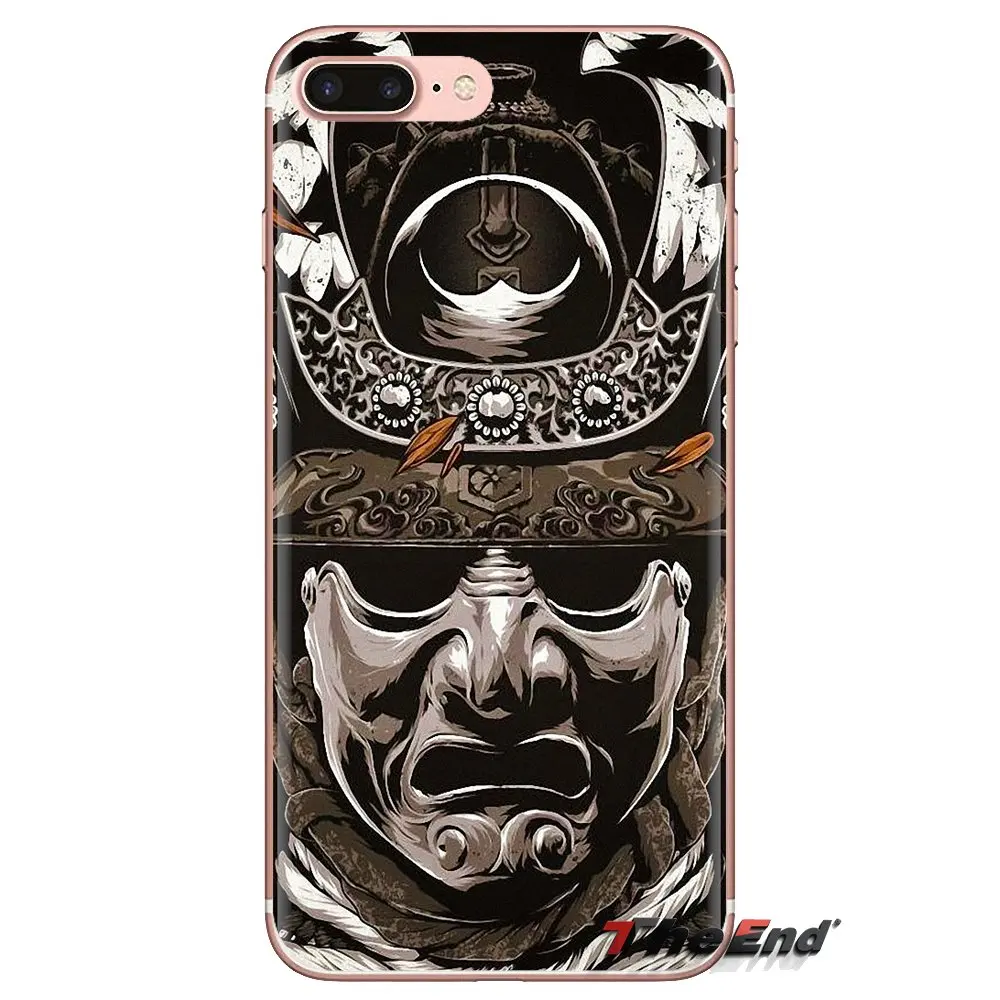 Мягкий ТПУ чехол для телефона Sakura Moon Samurai Anime мультфильм Samsung Galaxy S3 S4 S5 Mini S6 S7 Edge S8 S9
