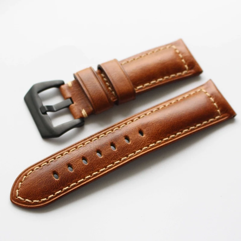 Ремешок для часов Panerai Omega Модные Винтажные часы из натуральной кожи до щиколотки