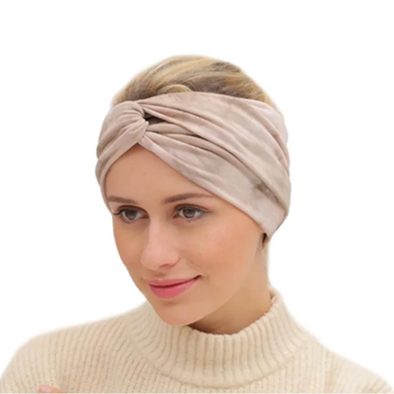 Новинка 2019 эластичная широкая повязка на голову в стиле бохо для женщин