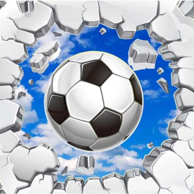 

Photo wallpaper 3D football goal scene wallpaper children's bedroom living room restaurant school stadium wallpaper mural