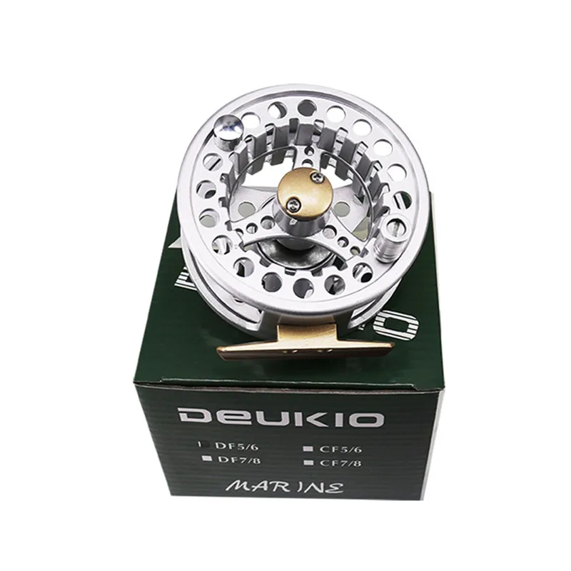 

2018 New 5/6 7/8 Ice Fly Fishing Reel Large Arbor 1:1 2+1BB Aluminium Fly Reel Wheel Hand-Cnanged Ice Fishing Tackle