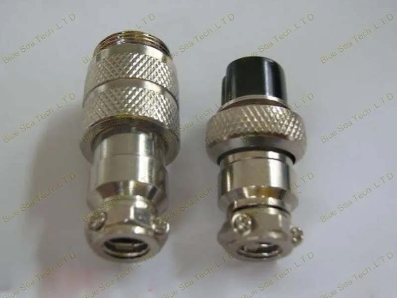 Комплект 9 контактных 20 мм штекерных и гнездовых Стыковых Соединителей гнездо GX20