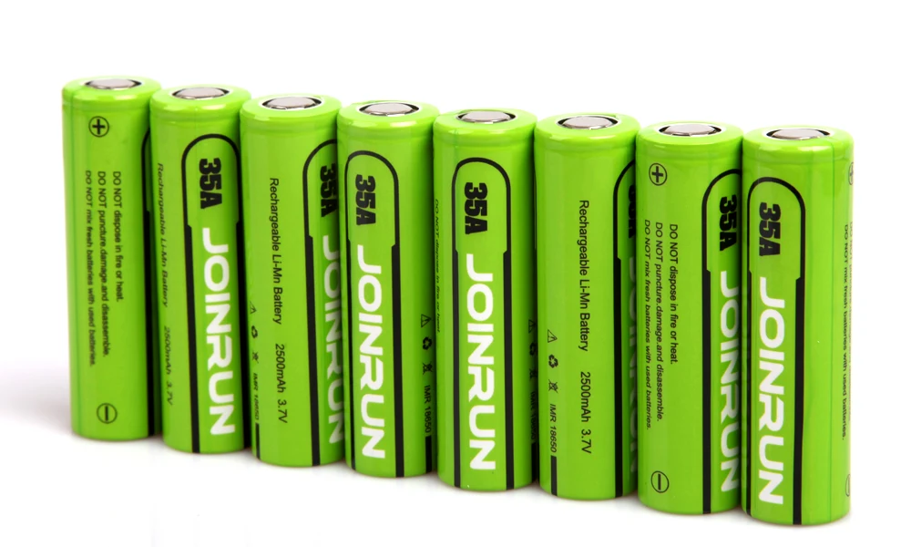 Joinrun 18650 литий-ионная батарея 3,7 V 2500mah 18650 литиевая аккумуляторная батарея высокопроизводительная батарея