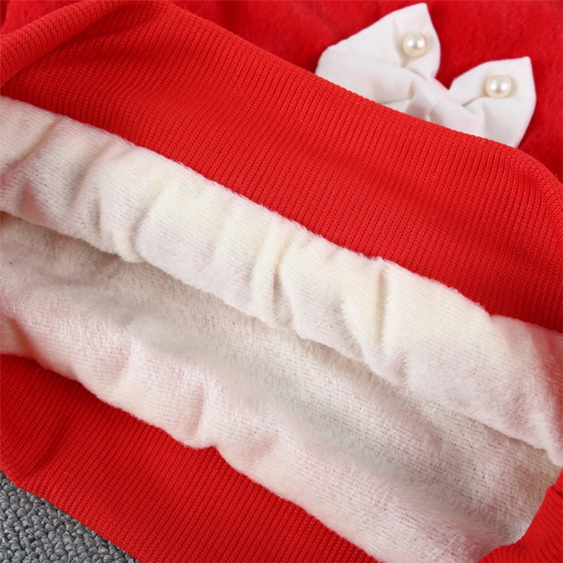 Детская зимняя верхняя одежда для маленьких девочек Вельветовая с бантом и