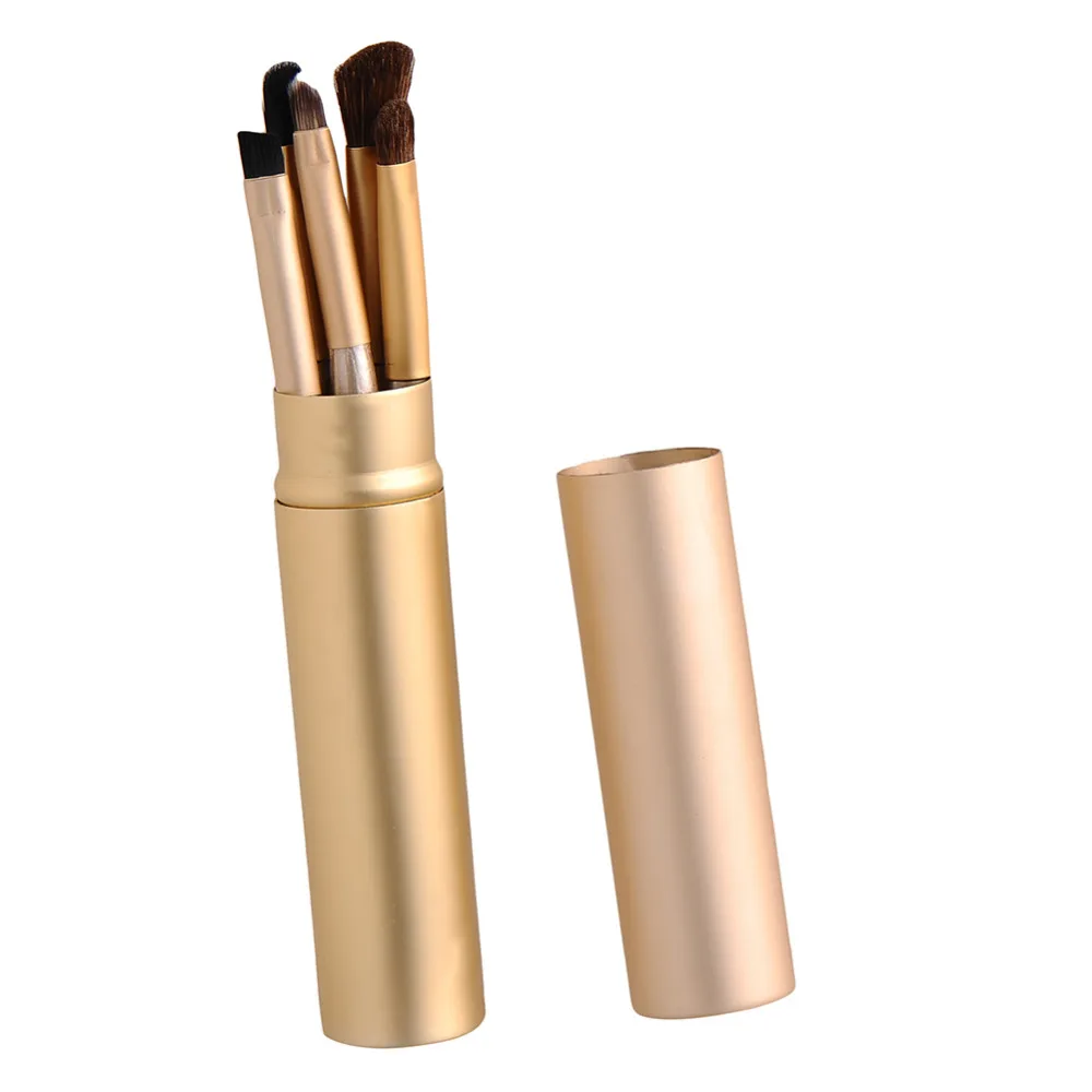 Новинка 5 шт./компл. профессиональные разноцветные кисти для макияжа с круглыми