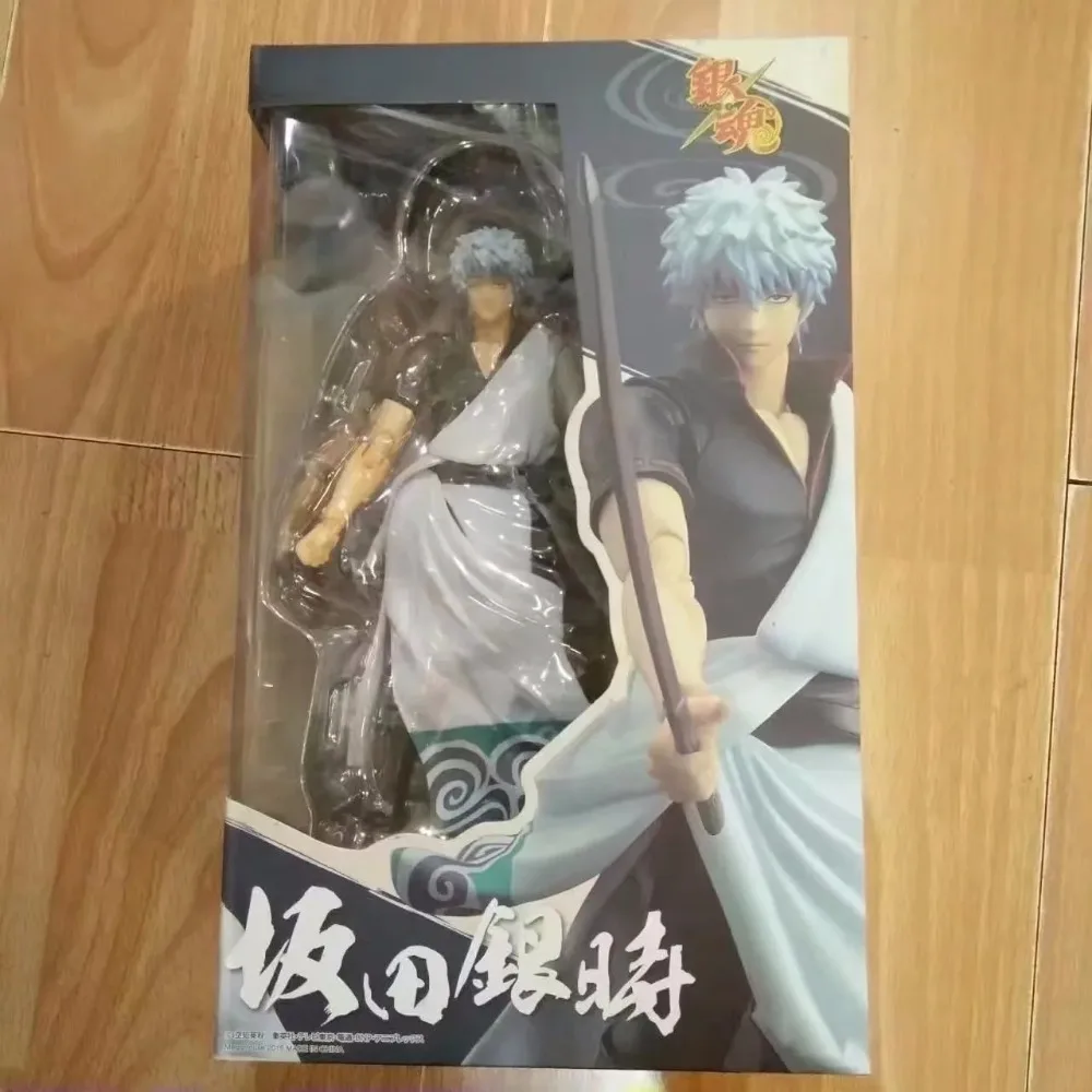 Аниме фигурка из PVC MegaHouse Variable Action Heroes GINTAMA Silver Soul Sakata Gintoki - собираемая модель игрушки куклы в подарок.