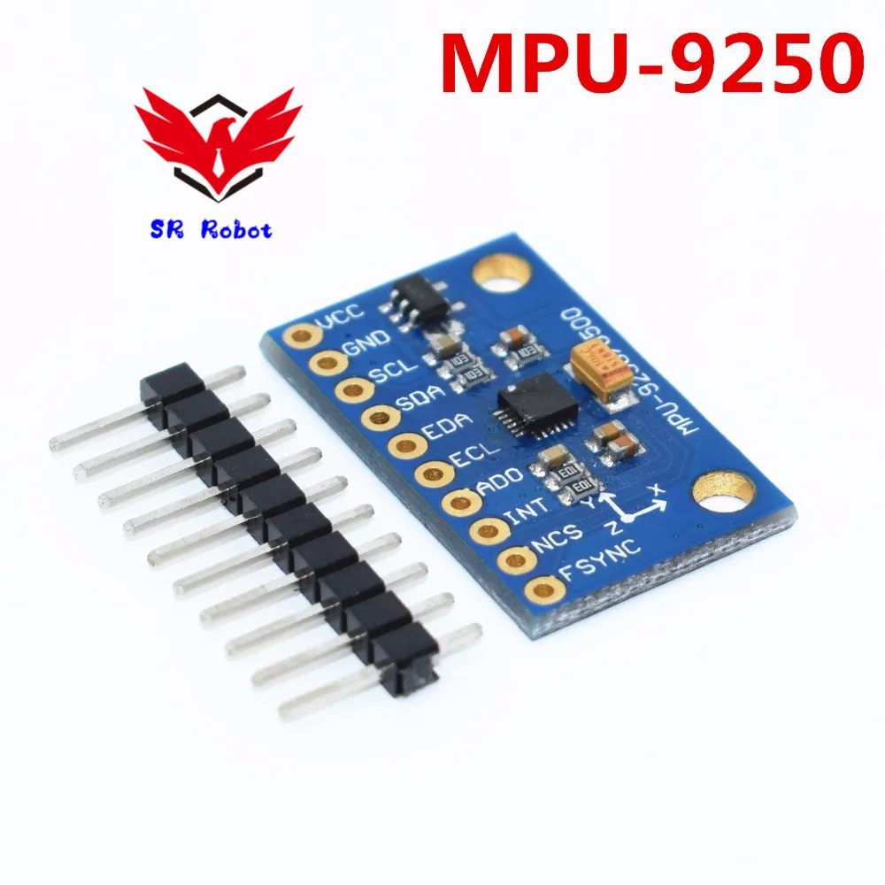 MPU 9250 GY 9 осевой модуль датчика I2C/SPI Коммуникационный триосный гироскоп +