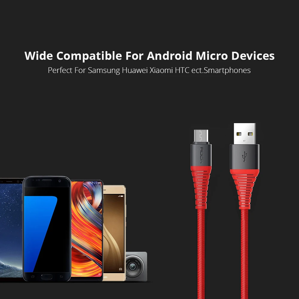 Высокопрочный микро USB кабель для быстрой зарядки для Xiaomi Redmi Note 5 Pro Android кабель для передачи данных для мобильного телефона для samsung S7
