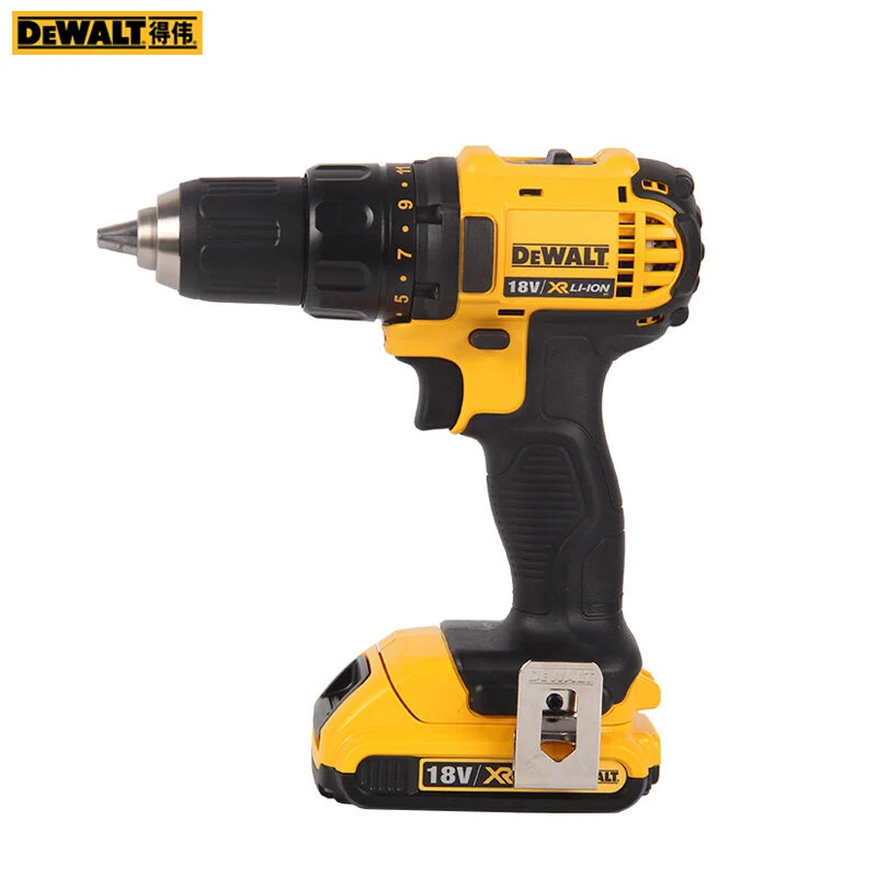 Электрическая дрель DEWALT DCD771 отвертка 18 в с перезаряжаемой