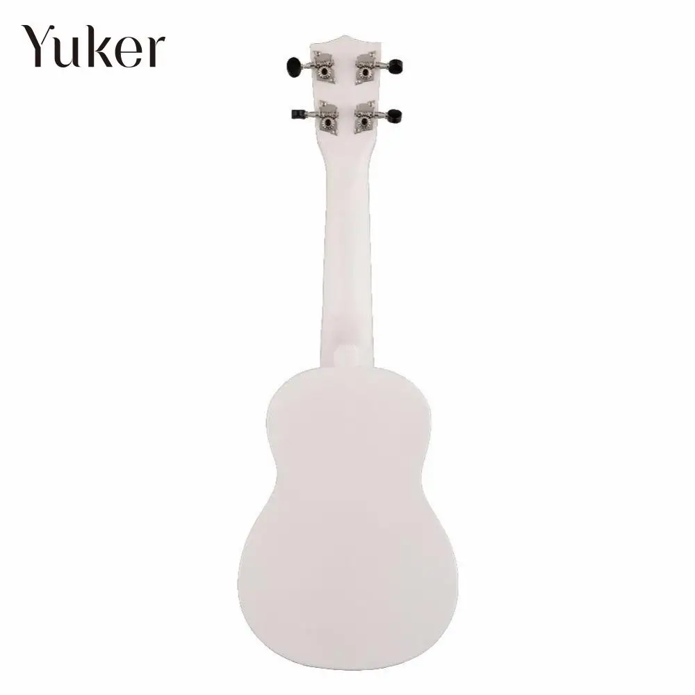 Yuker 21 дюймов укулеле Ukelele Mahalo белый 4 струнные художественные подарки сопрано музыкальный гитарный инструмент для начинающих гитарист