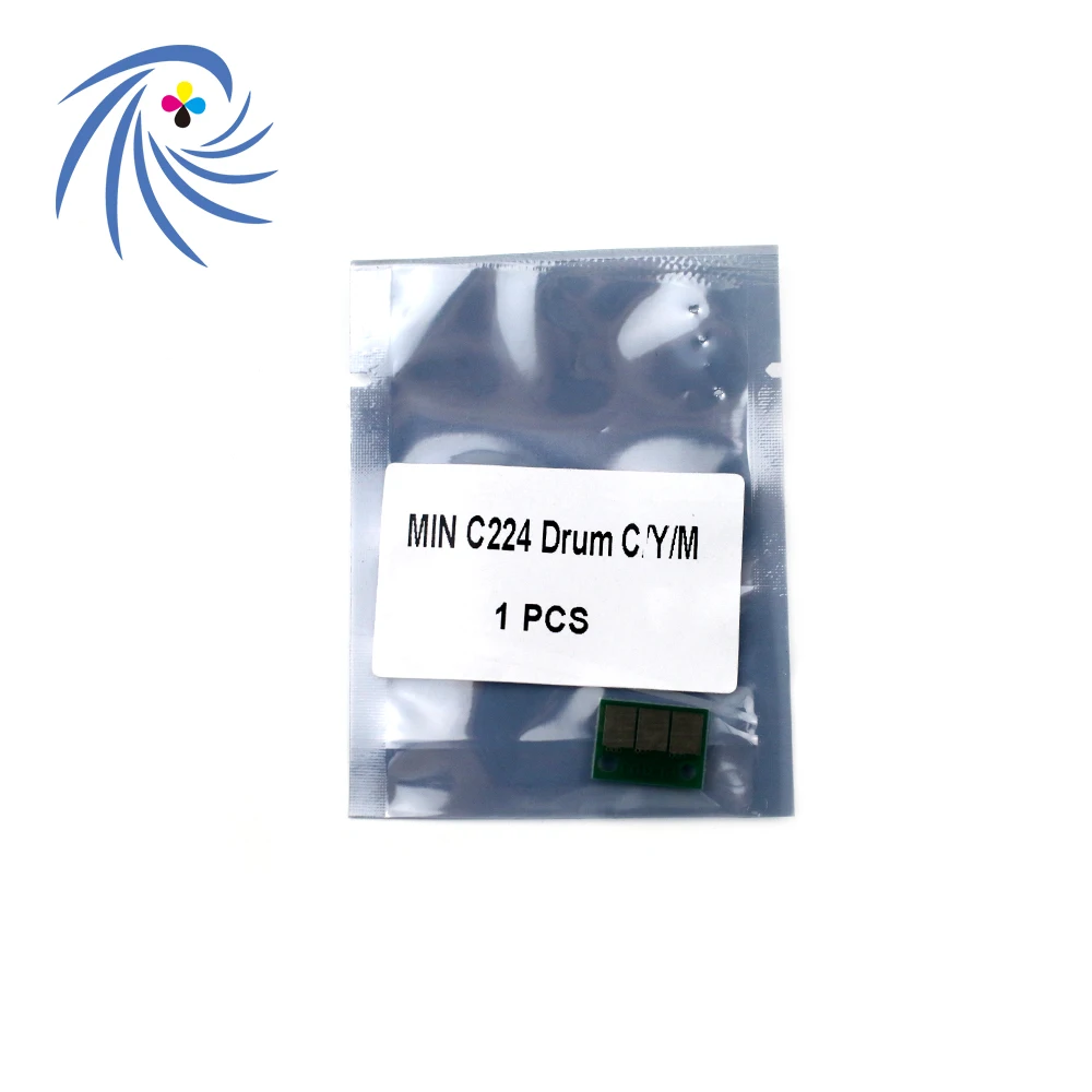 Бесплатная доставка! DR-512K DR-512 четыре цветовой барабан чип для Minolta