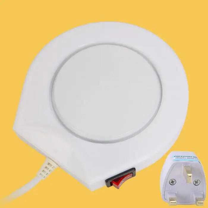Высокое качество 220V с электрическим приводом для питевых чашек грелка для ног Кофе молочный напиток кружка нагревательный лоток для домашнего офиса зимние 2018ing