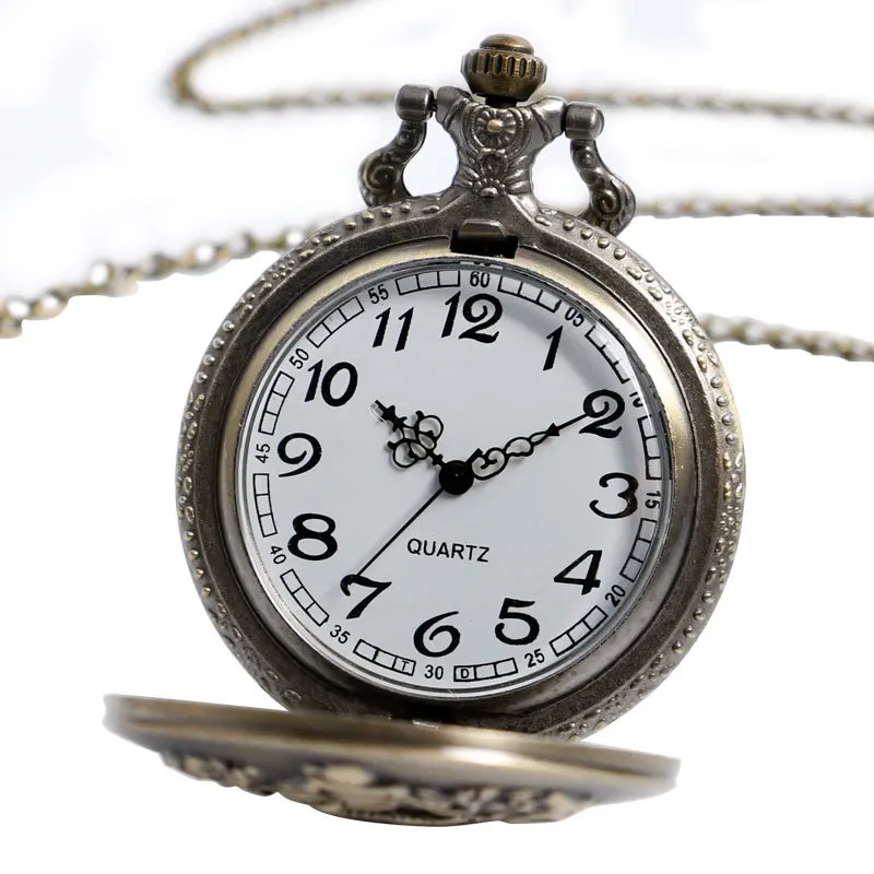 Cool Birthday Gift School Badge Vintage Pocket Watch Snake Retro Necklace for Women Men with Chain Reloj De Bolsillo | Наручные часы